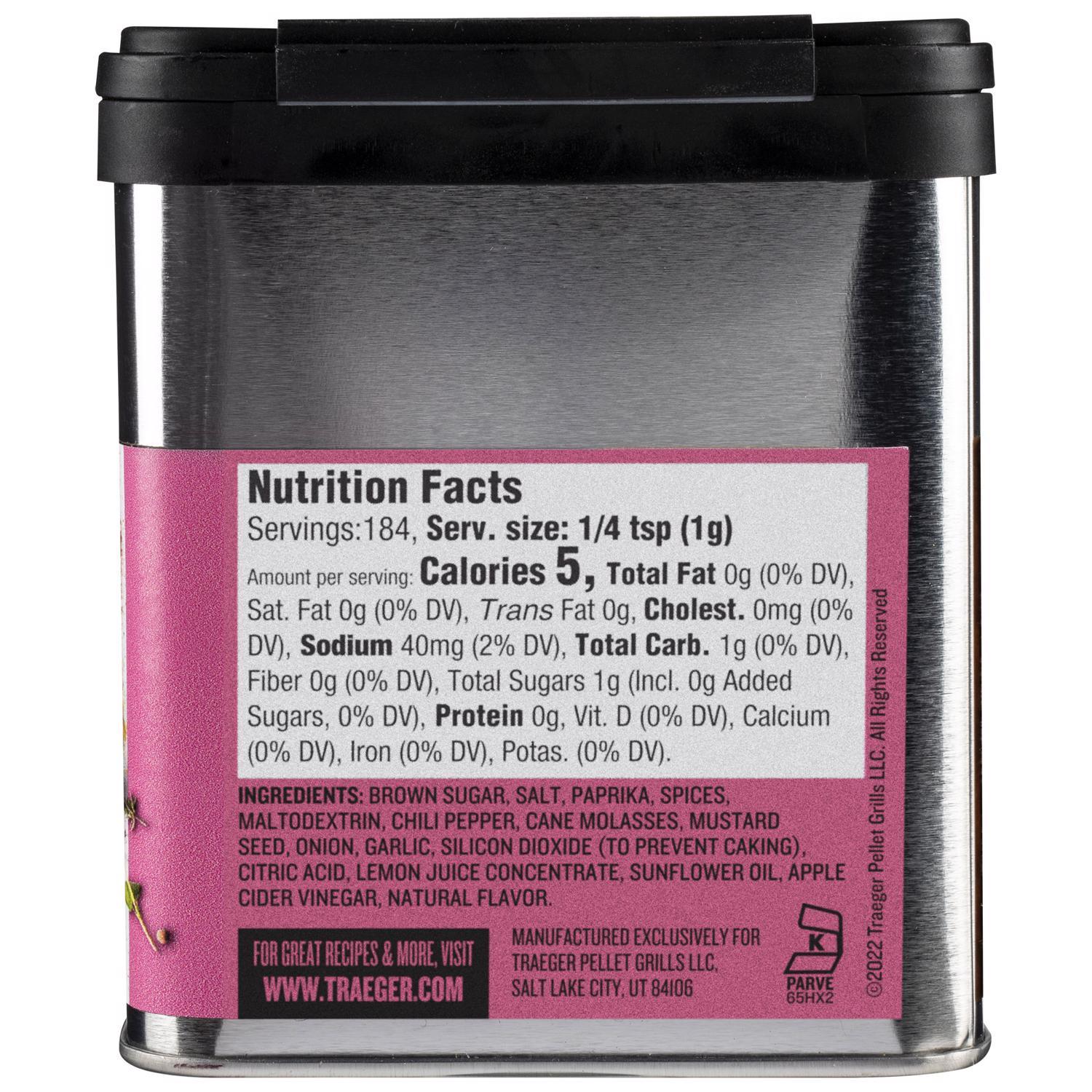 Traeger Perfect Pork BBQ Rub 6.5 oz
