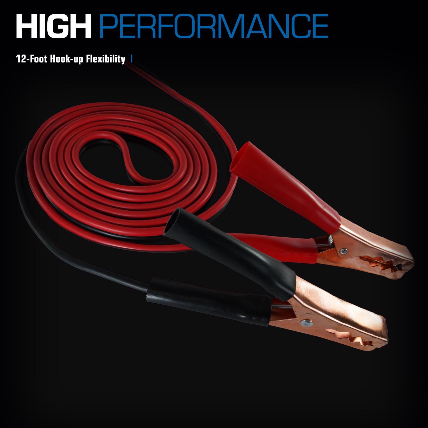 DieHard 12 ft. 10 Ga. Booster Cable Clamps