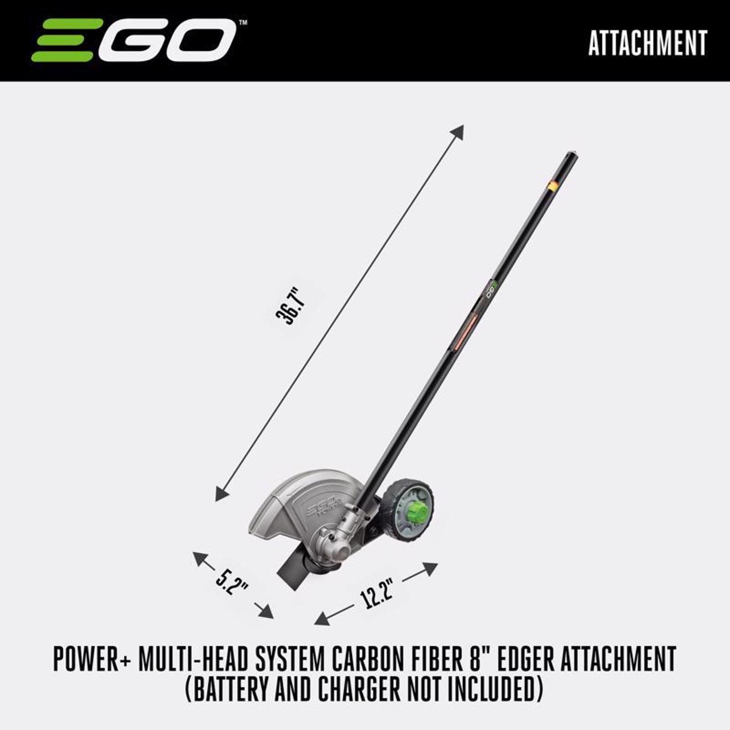 EGO Power+ Multi-Head System EA0820 8 in. Battery Edger Attachment Tool Only