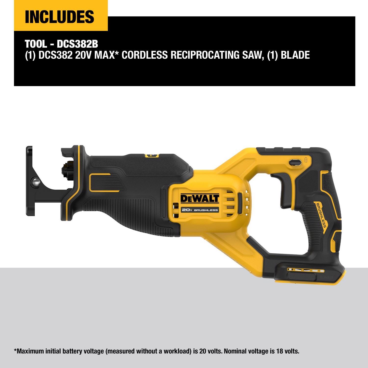 DeWalt 20V MAX Cordless Brushless Reciprocating Saw Tool Only