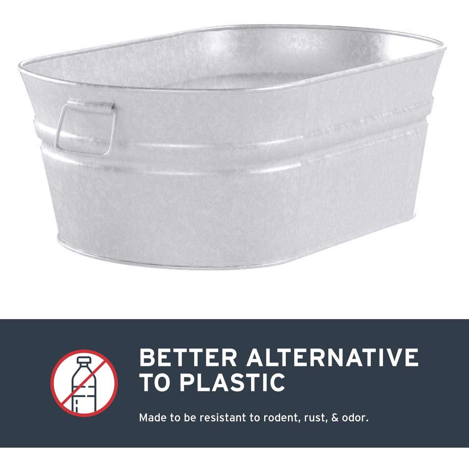 Behrens 2 gal Steel Tub Oval