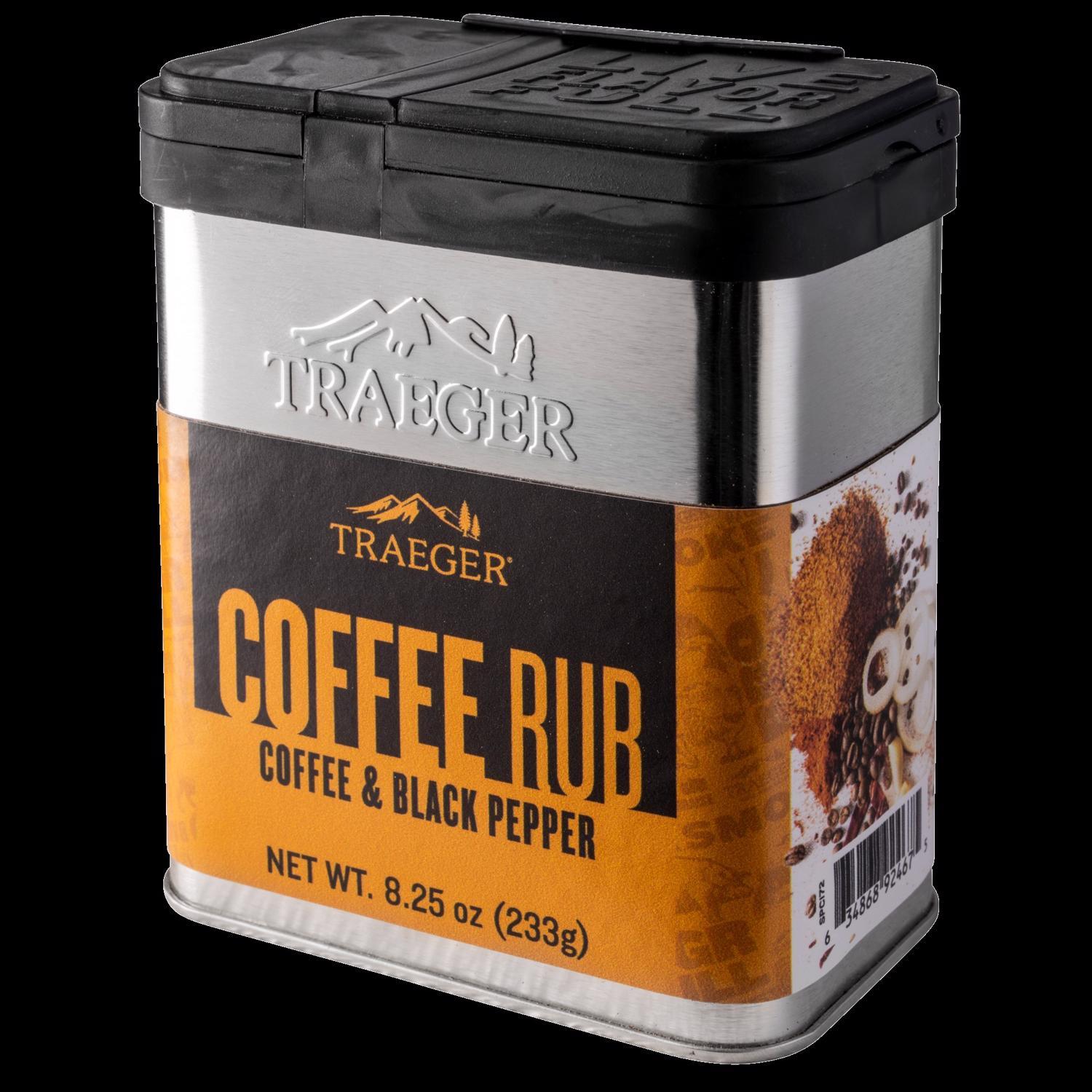 Traeger Coffee and Black Pepper Seasoning Rub 8.25 oz