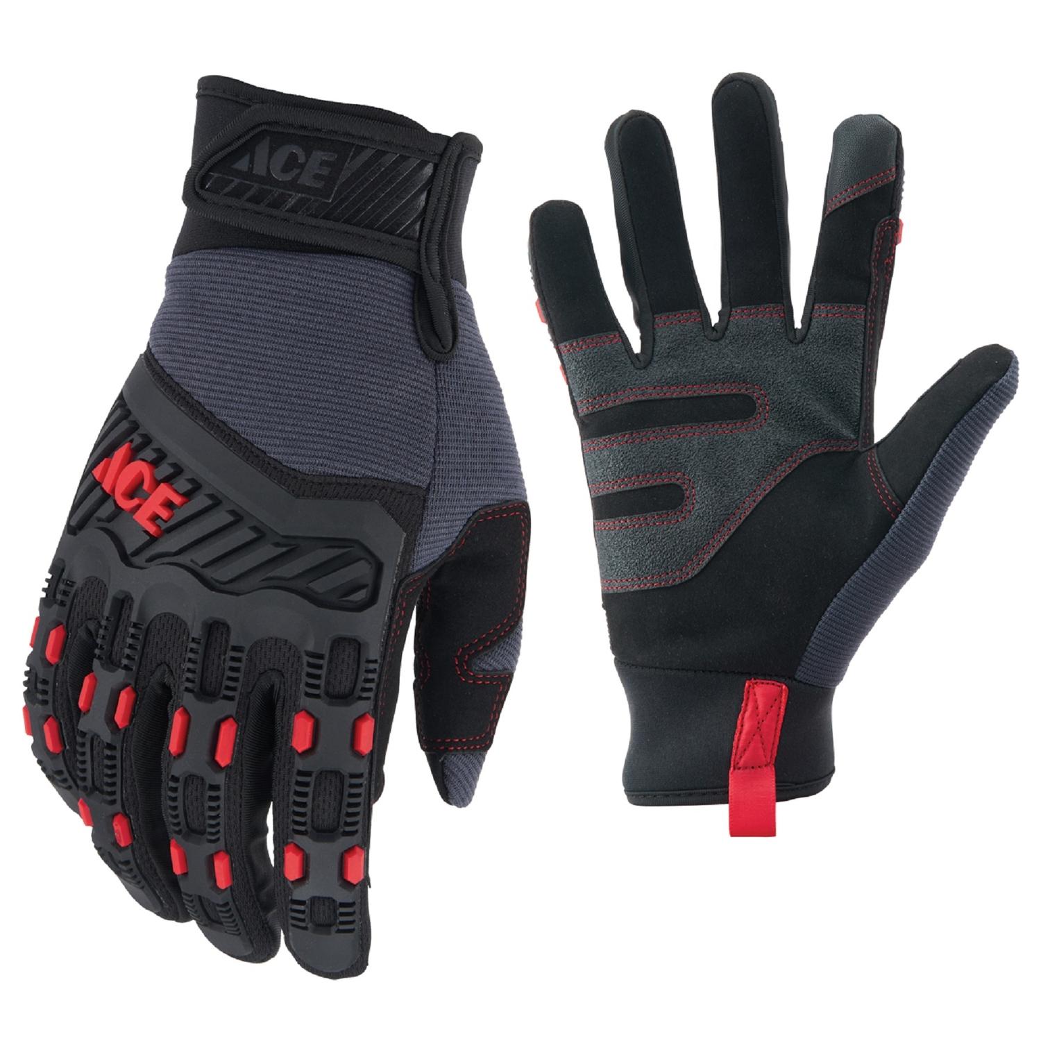 Ace High Performance Impact Gloves Multicolor L 1 pk