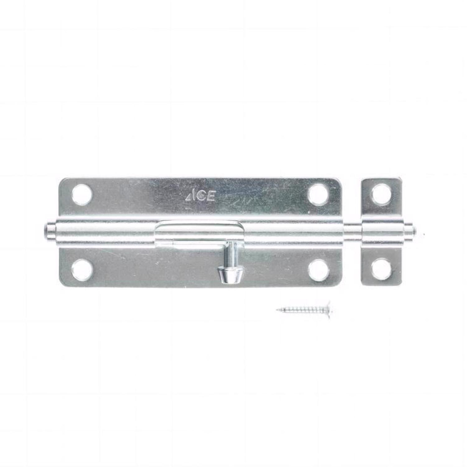 Ace 5 in. L Zinc-Plated Steel Barrel Bolt 1 pk