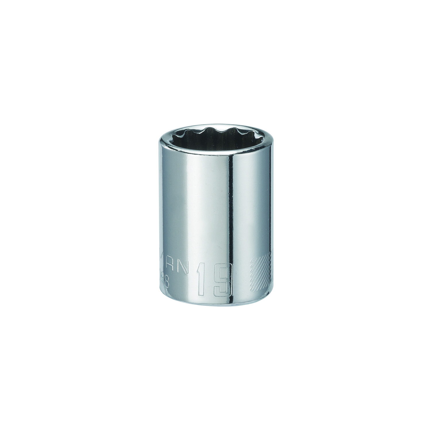 Craftsman 19 mm X 1/2 in. drive Metric 12 Point Standard Shallow Socket 1 pc