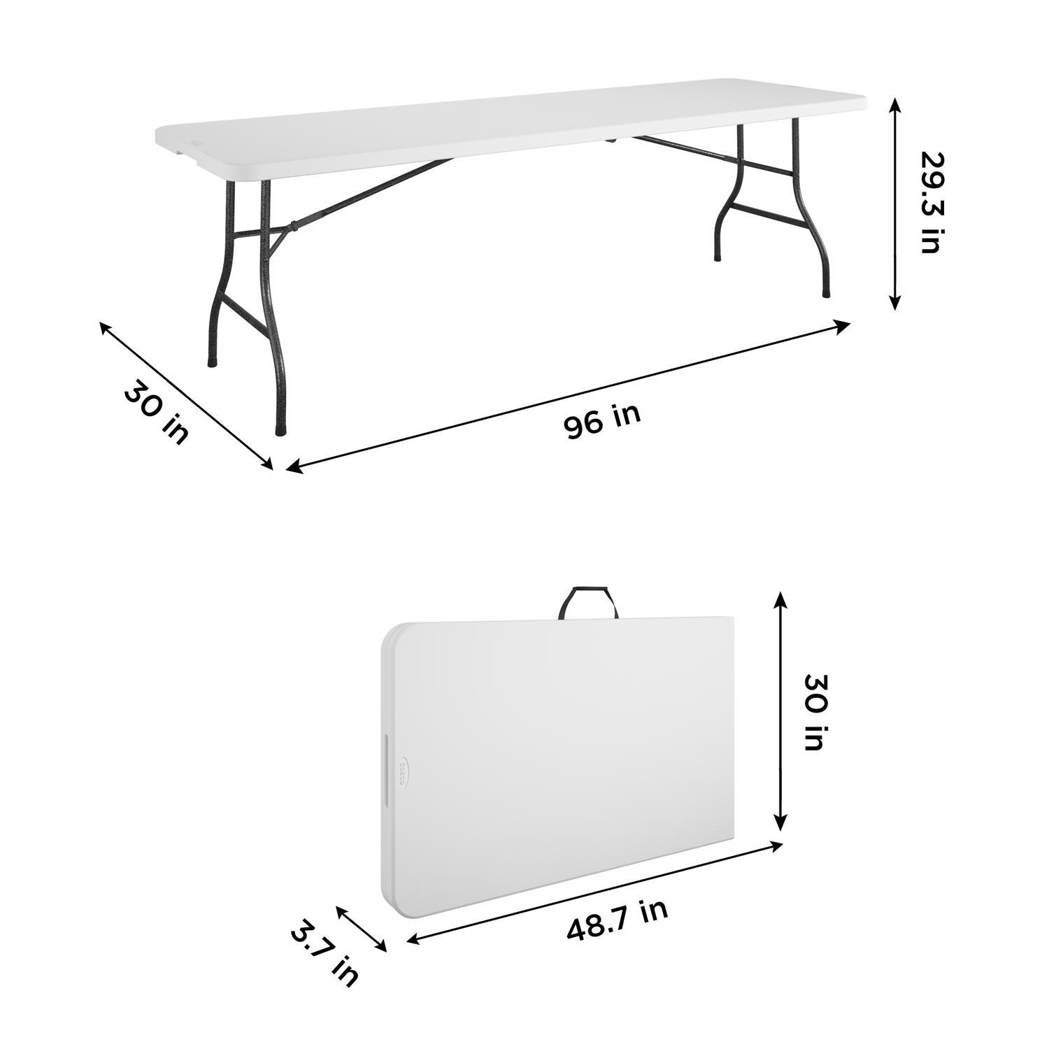 Cosco Casual 30 in. W X 96 in. L Rectangular Folding Buffet Table