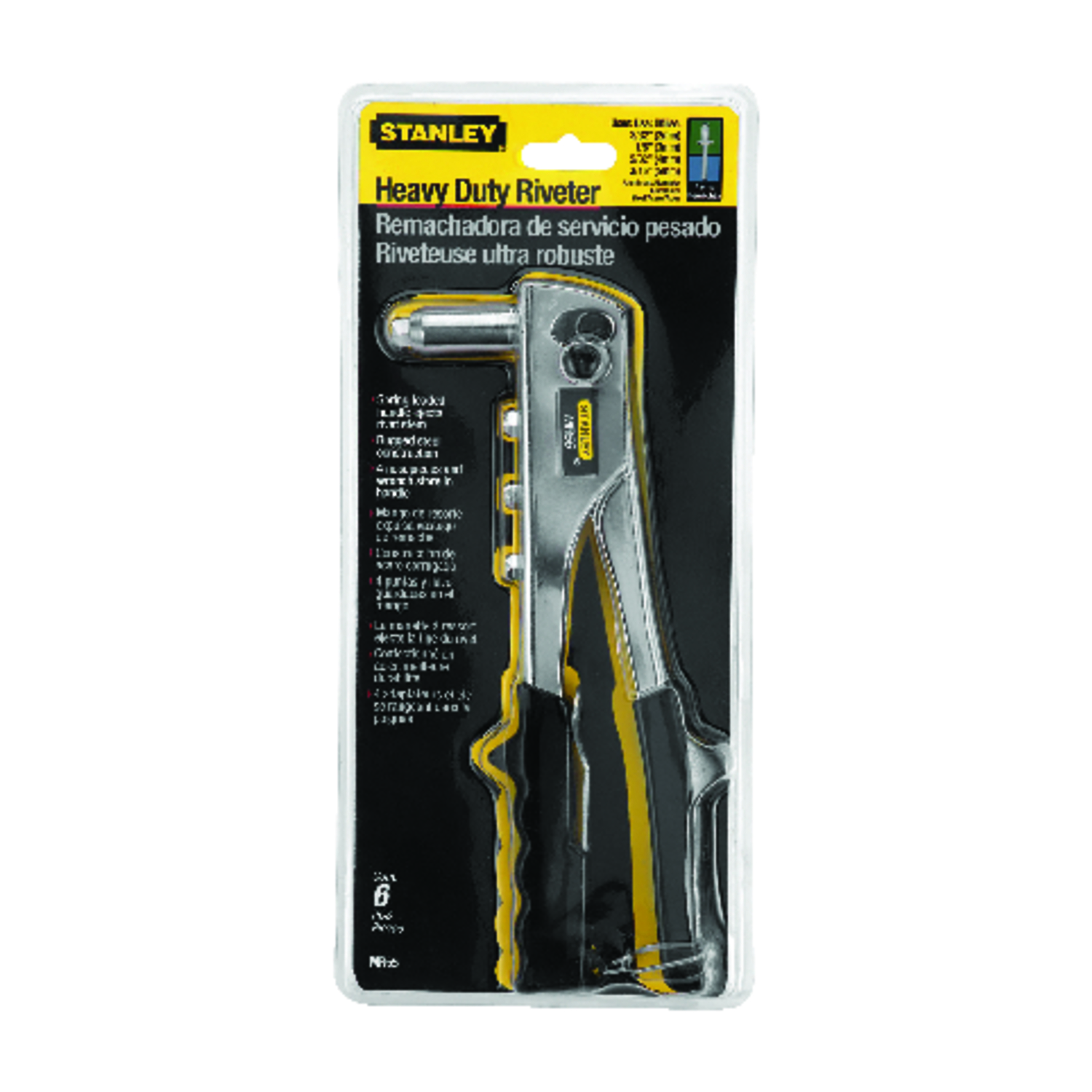 Stanley Steel Rivet Tool Yellow 1 pc