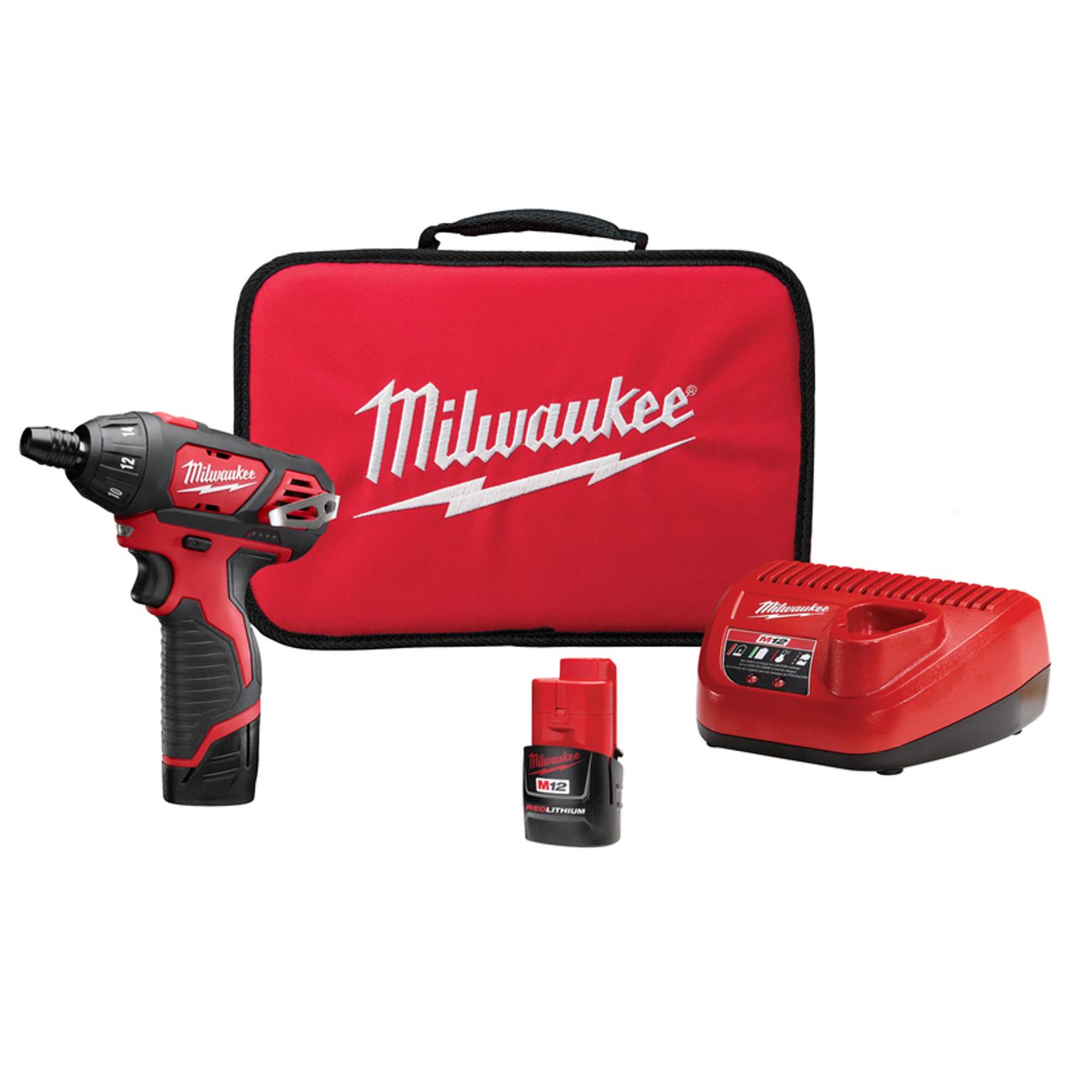 Milwaukee M12 Brushed Cordless Battery Operated Screwdriver Kit Stine Home Yard The Family You Can Build Around