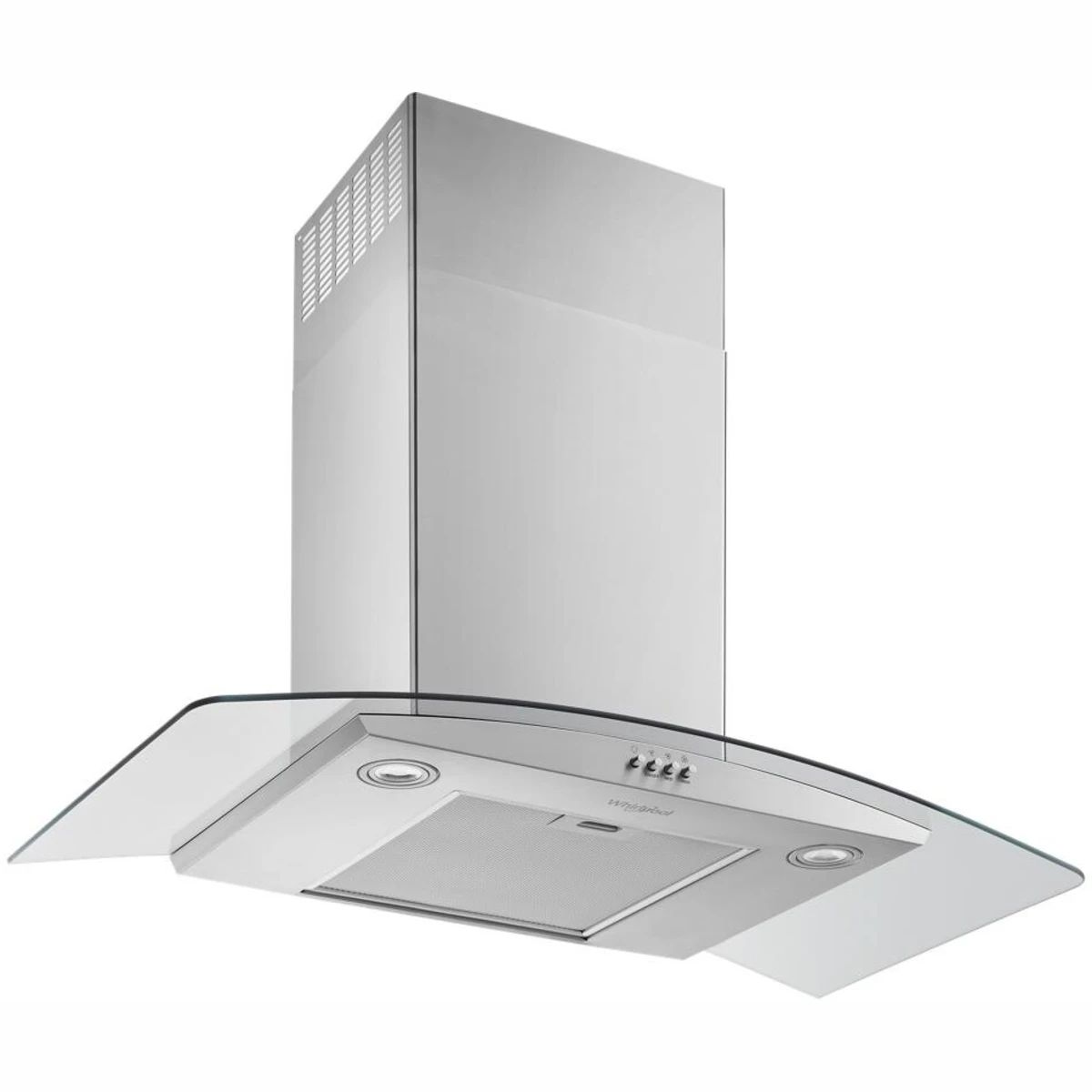 Whirpool 36 in. Curved Glass Wall Mount Range Hood