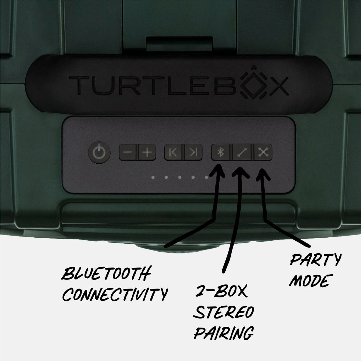 Turtlebox Gen3 Original Green Wireless Bluetooth Speaker