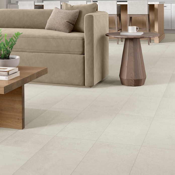 Emser Sterlina II Silver 12" x 24" Matte Porcelain Tile