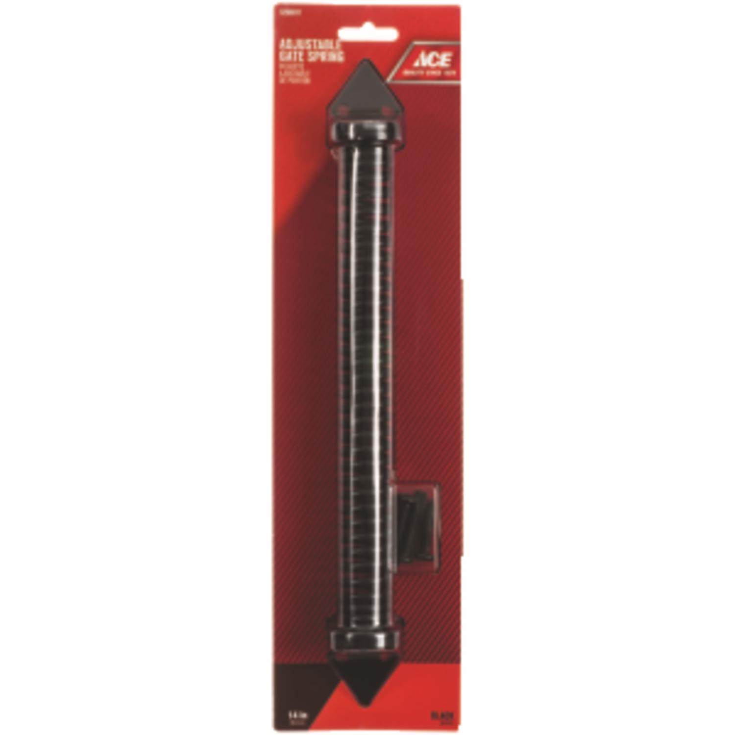 Ace 14 in. D X 1.65 in. L Black Steel Gate Spring