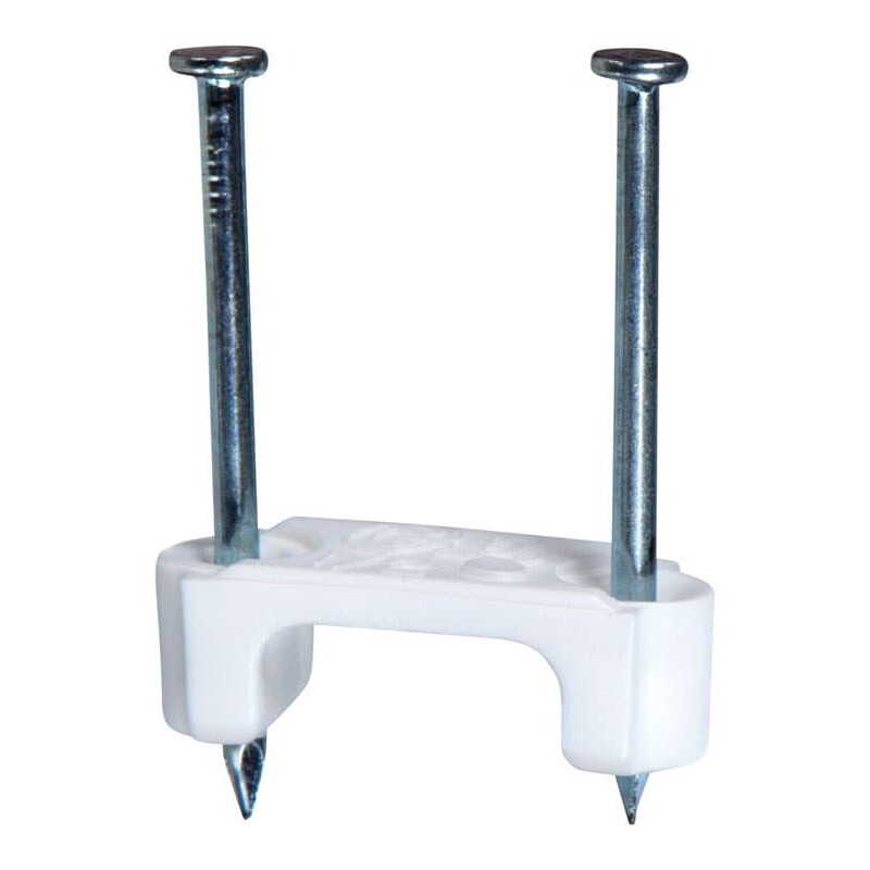 Gardner Bender 1/2 in. W Plastic Insulated Cable Staple 100 pk