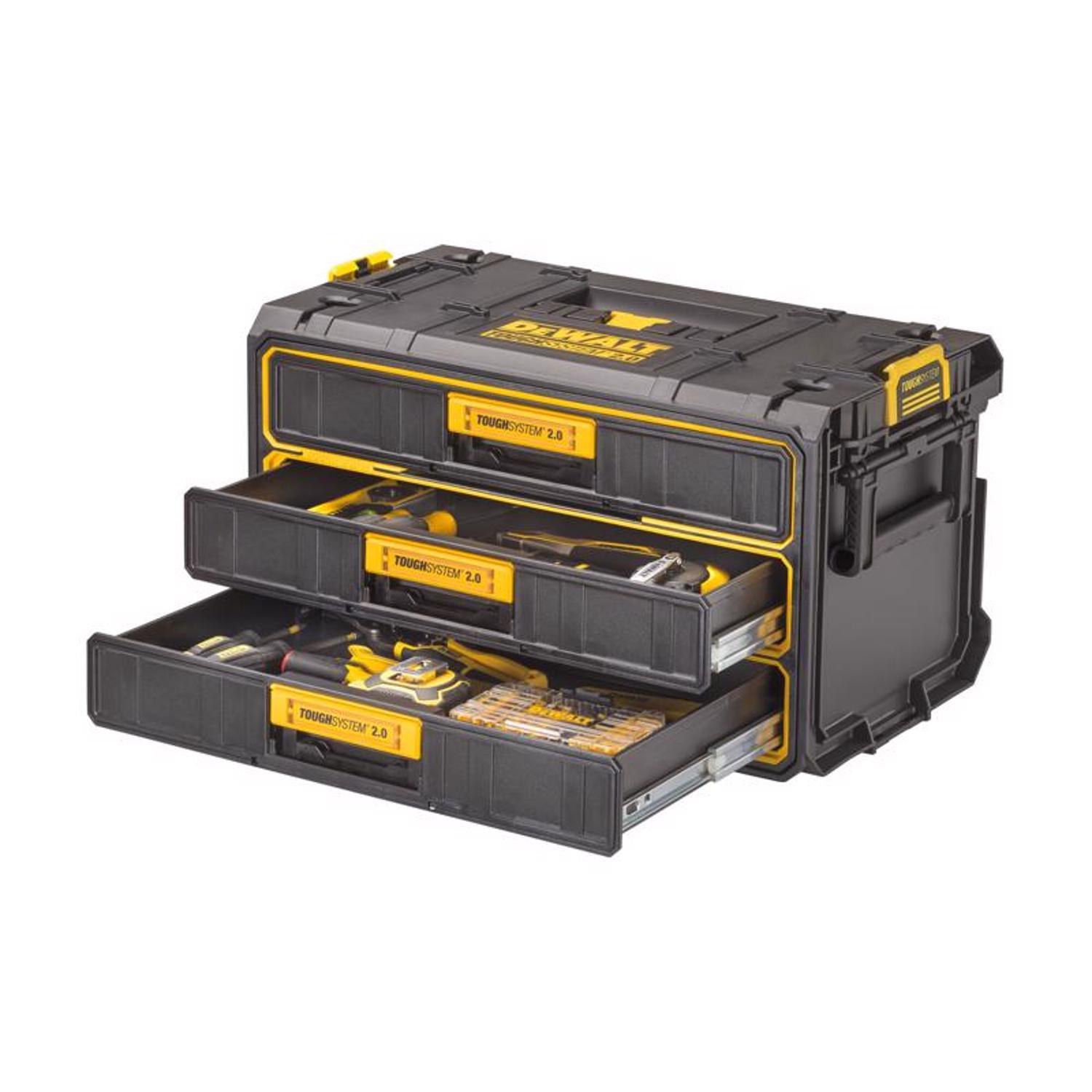 DeWalt ToughSystem 2.0 21.3 in. Tool Box Black/Yellow