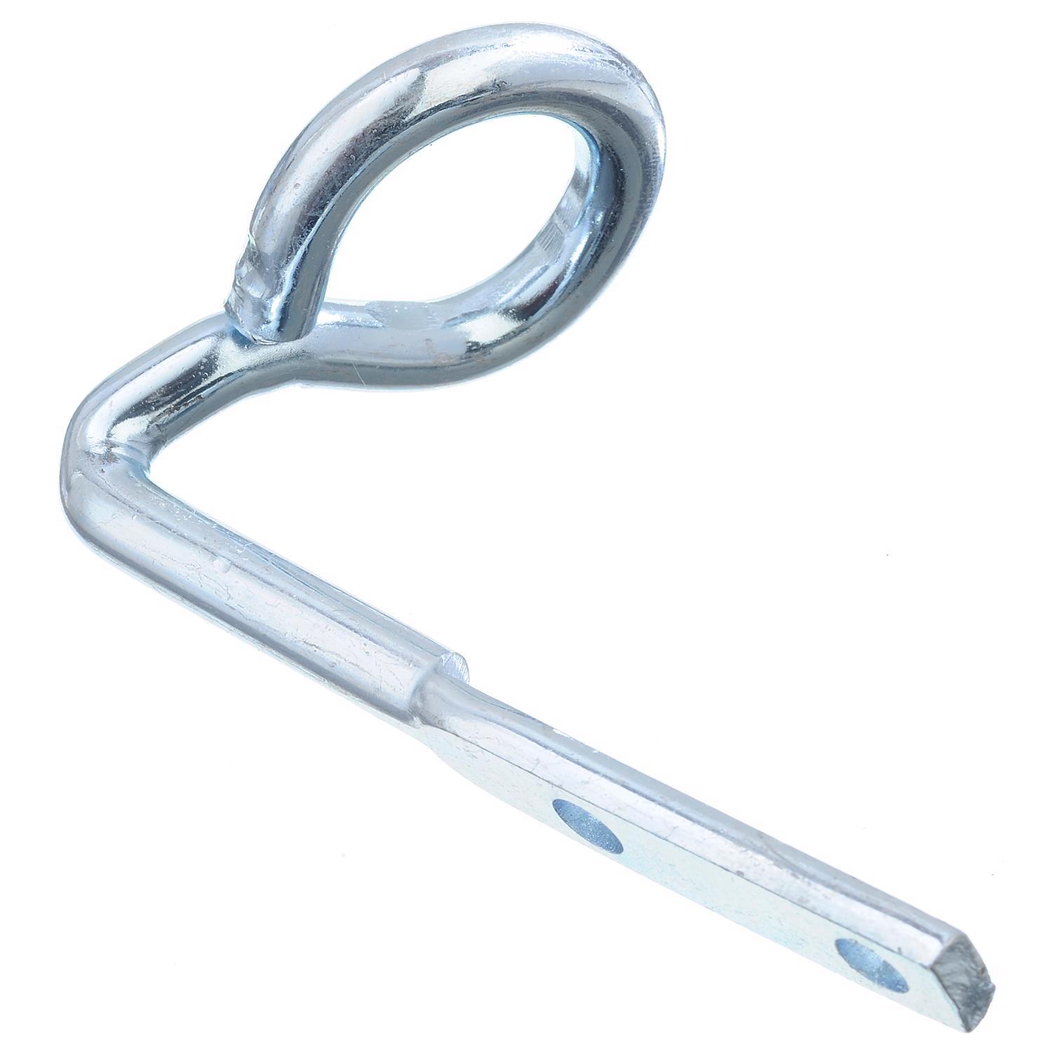 Hampton Small Zinc-Plated Silver Steel 4.125 in. L Rope Binding Hook 150 lb 1 pk