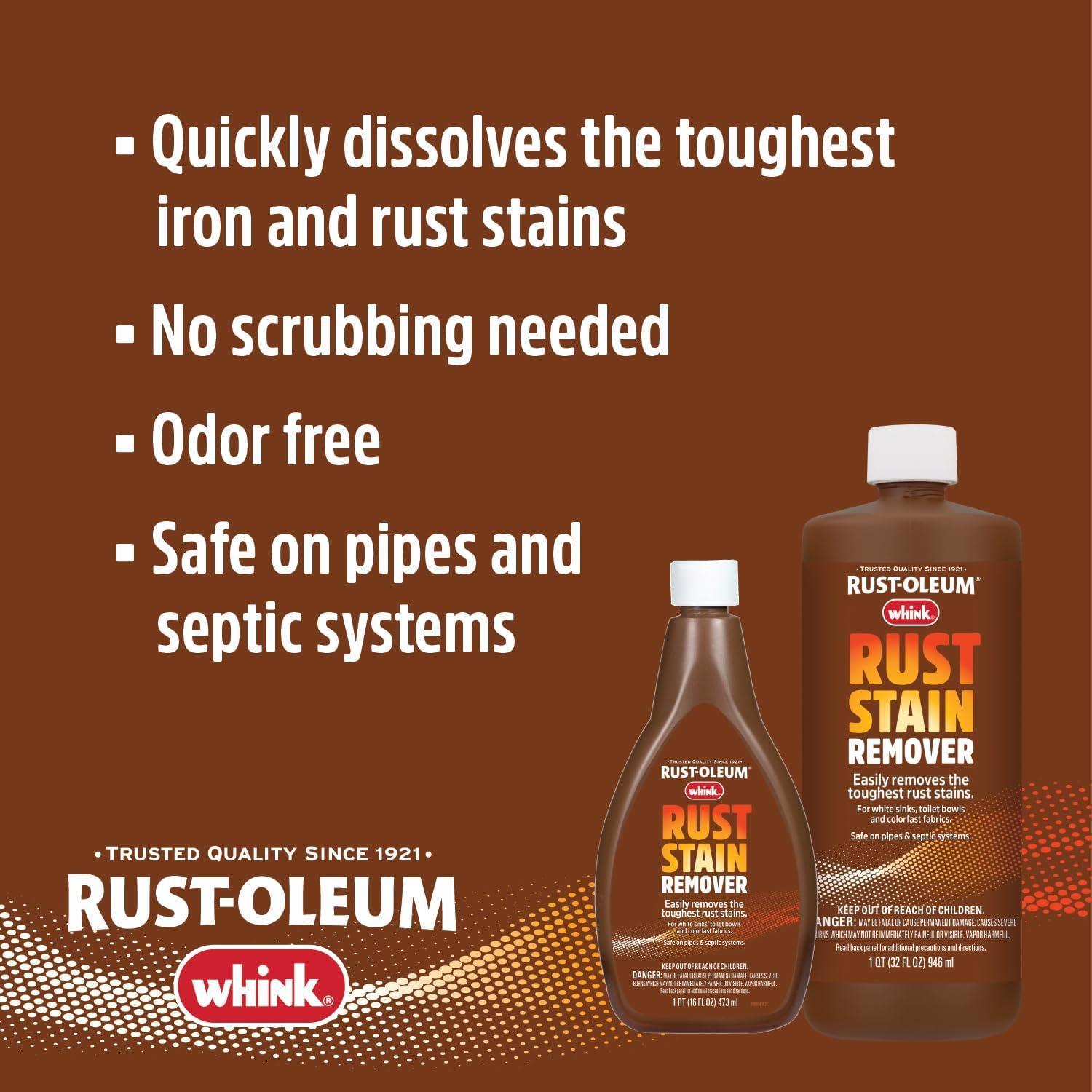 Whink No Scent Rust Stain Remover 16 oz Liquid