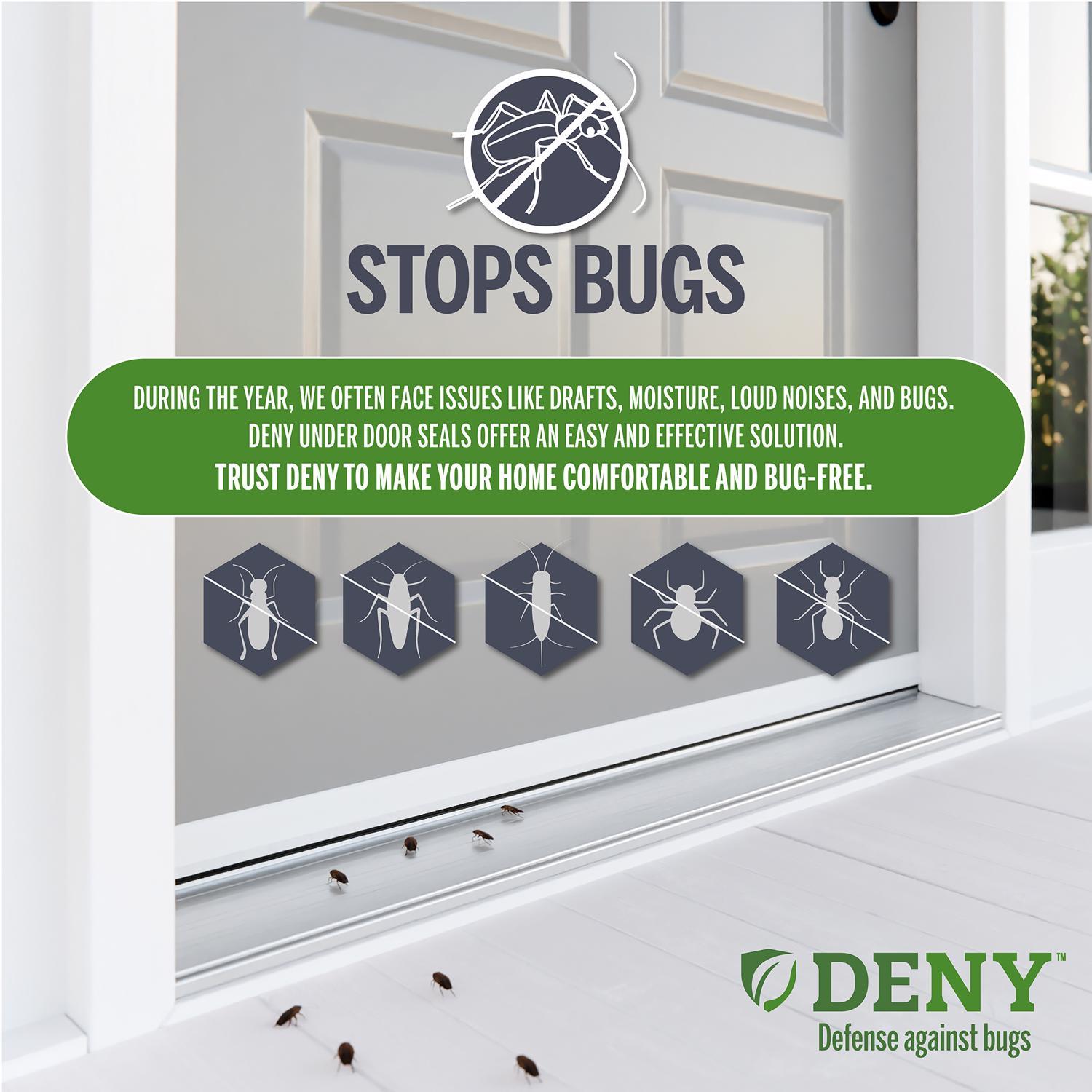 M-D Building Products DENY White Vinyl Seal For Doors 36 in. L X 2 in.