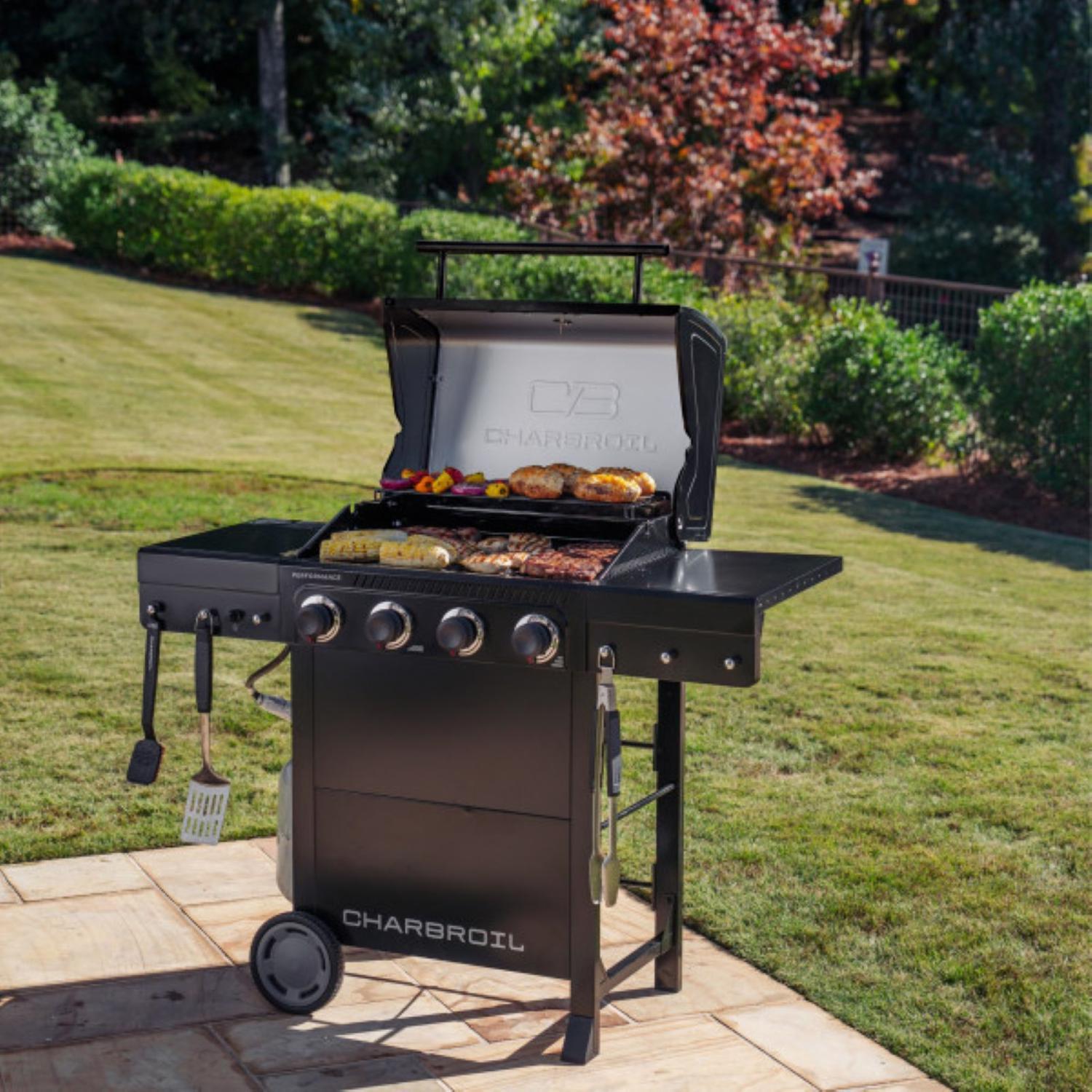 Charbroil 4 Burner Liquid Propane Grill Black
