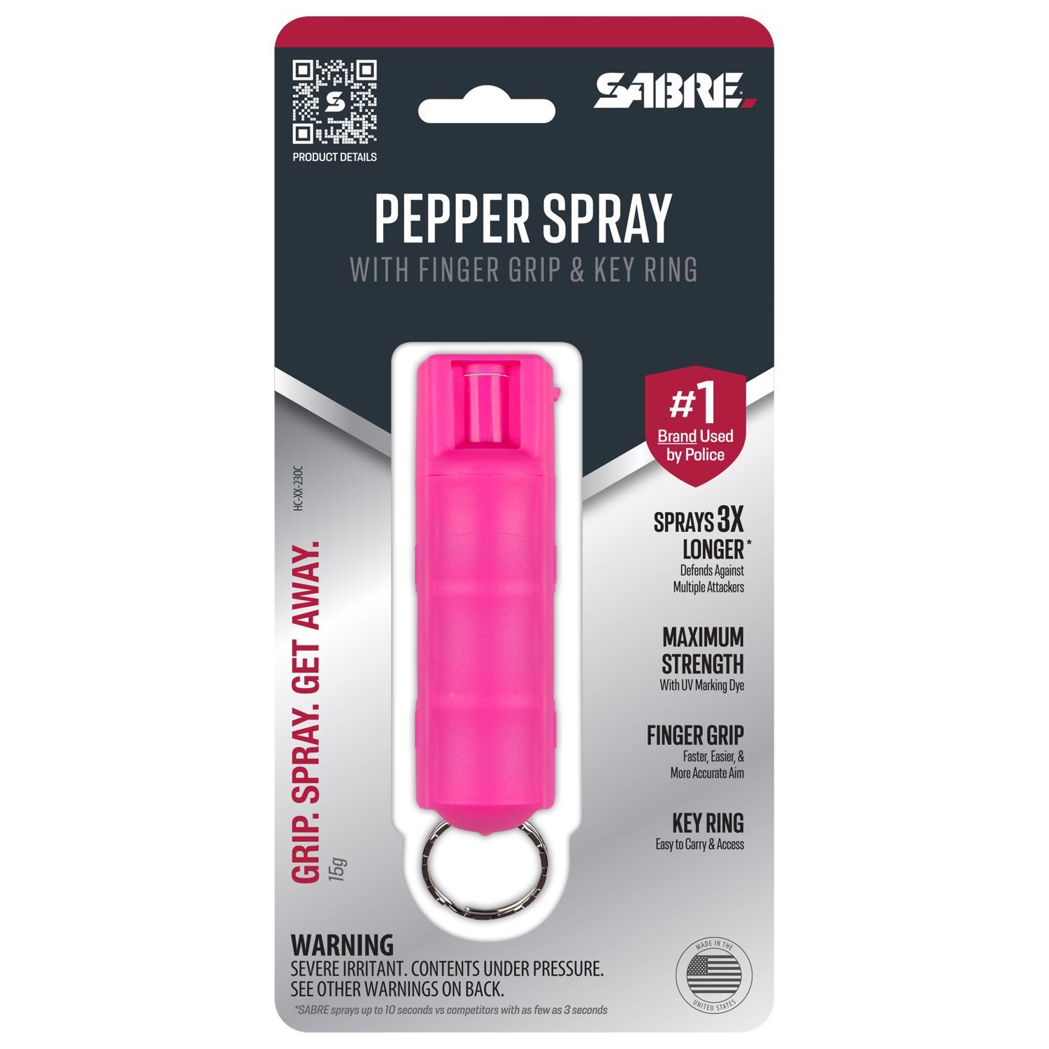 Sabre Red Pink Aluminum/Plastic Red Pepper Spray