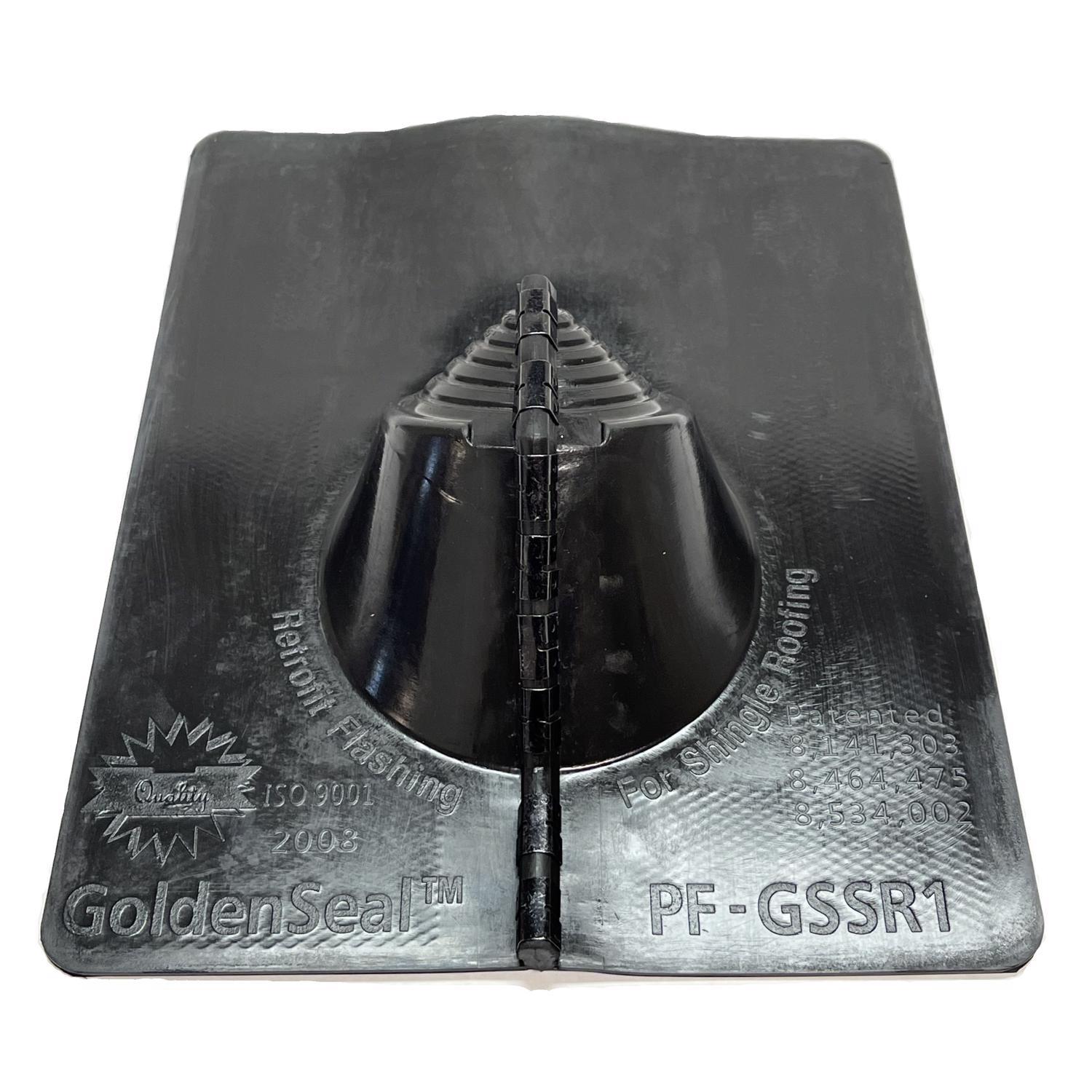 Goldenseal Zip-Seal 11 in. W X 13.75 in. L Rubber Retrofit Pipe Flashing Black