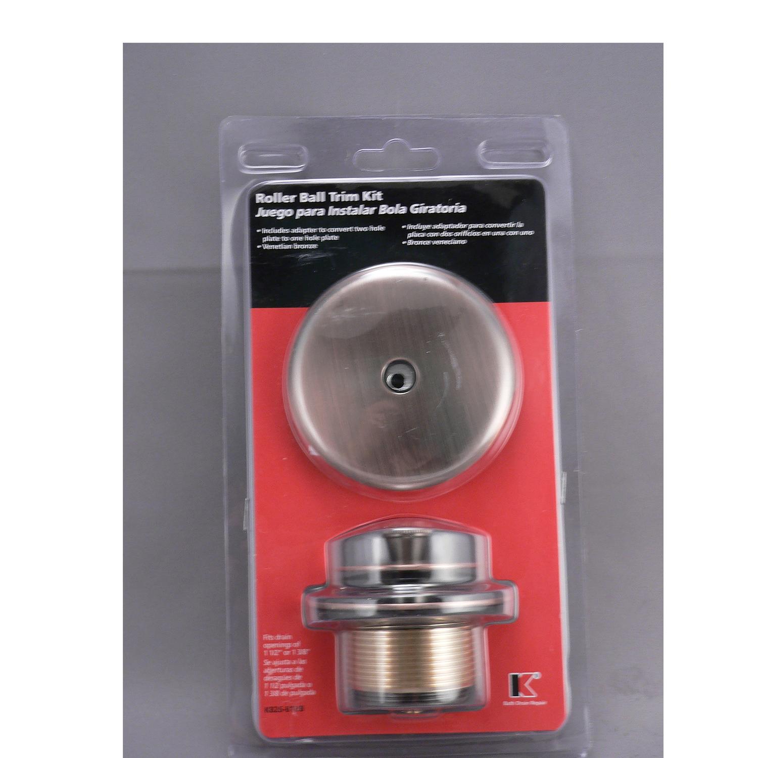 Keeney Lift N Turn Bath Drain Trim Kit Metal