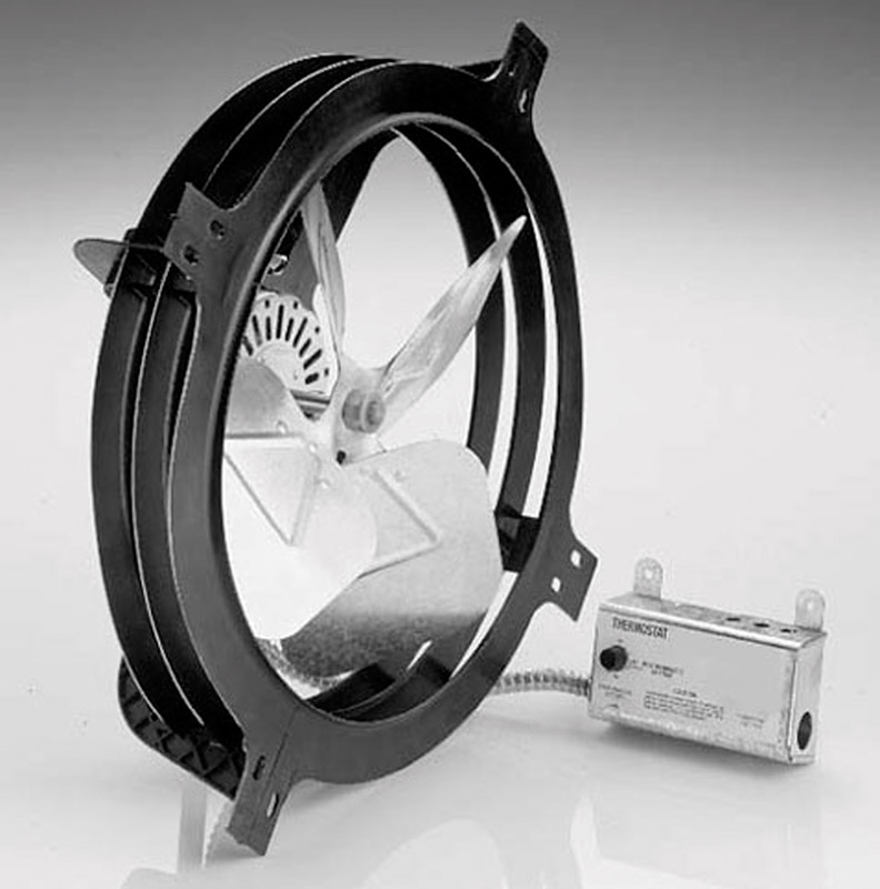 Air Vent Gable Mount Power Fan 18in. x 17.75in. x 7.25in. 7.25in. 14in. 1900 Sq.' 1 320 Cfm