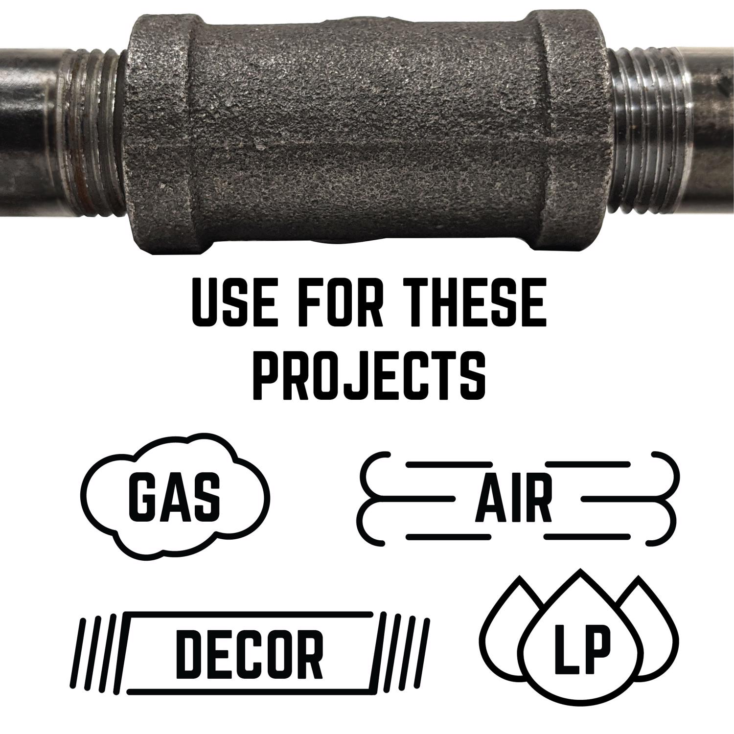 STZ Industries 1/2 in. FIP each X 1/2 in. D FIP Black Malleable Iron 90 Degree Elbow