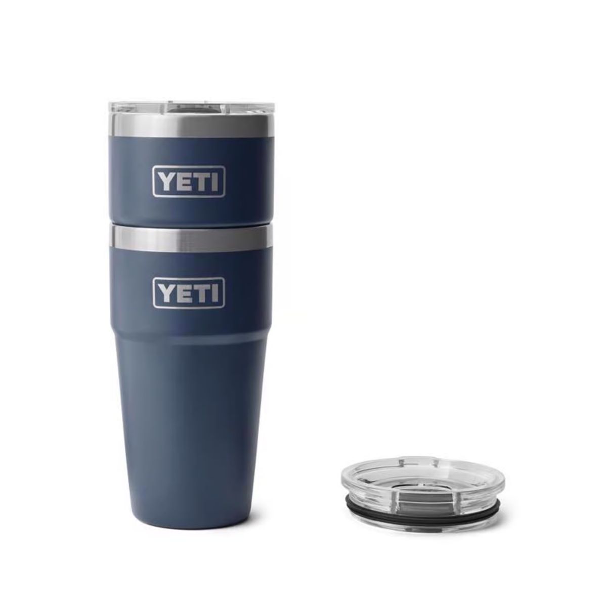 YETI Rambler 20 oz. Navy BPA Free Stackable Tumbler with MagSlider Lid