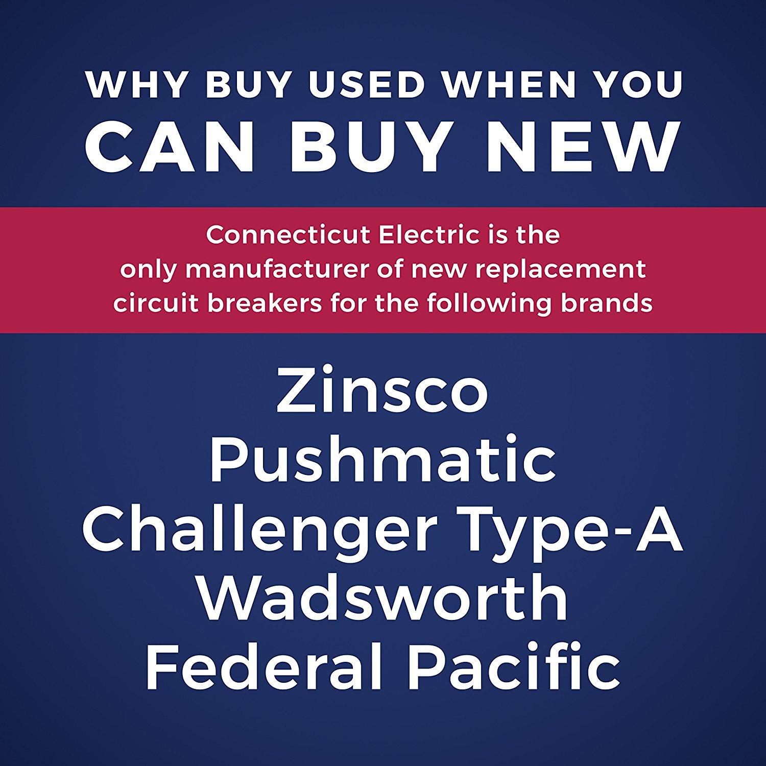 Connecticut Electric UBIF 30 amps Standard 2-Pole Circuit Breaker