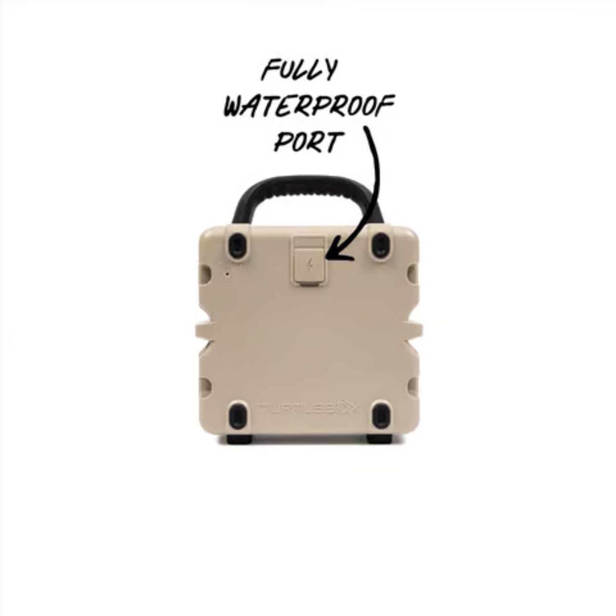 Turtlebox Cub Tan Wireless Bluetooth Weather Resistant Portable Speaker
