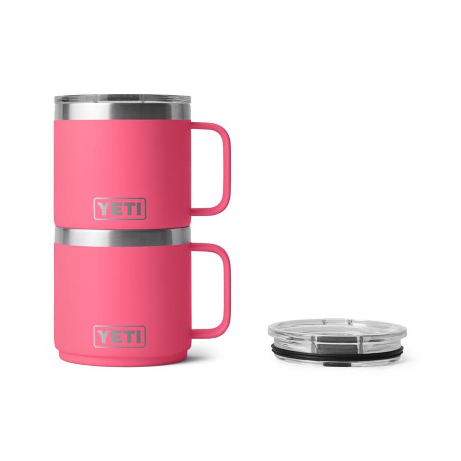 YETI Rambler 14 oz Tropical Pink BPA Free Mug with MagSlider Lid