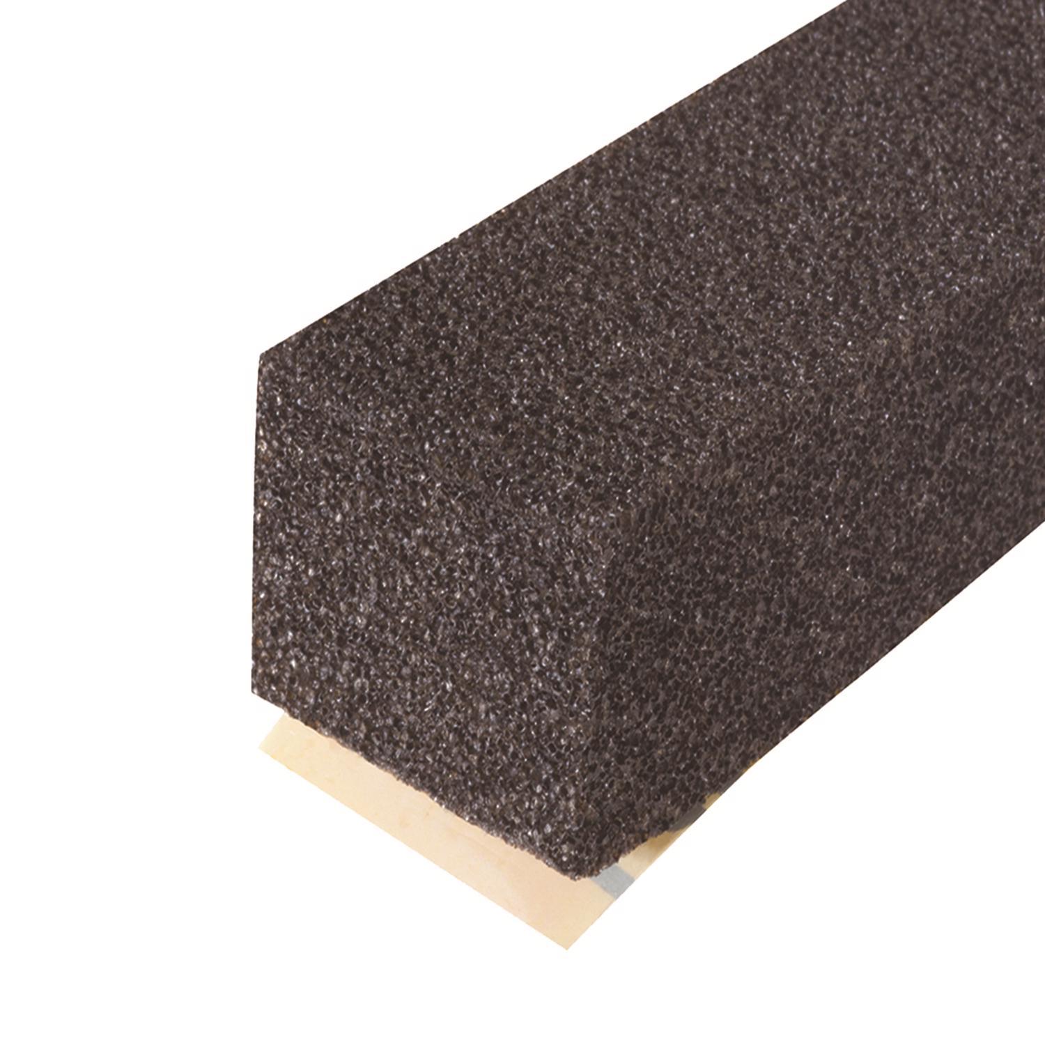 M-D Building Products Black Foam Compression Weatherstrip For Gaps and Openings 13 ft. L X 1 in.