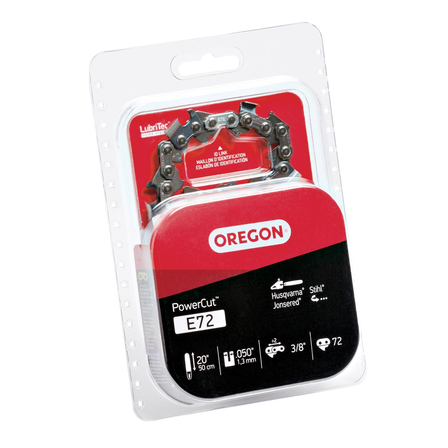 Oregon PowerCut E72 20 in. Chainsaw Chain 72 links