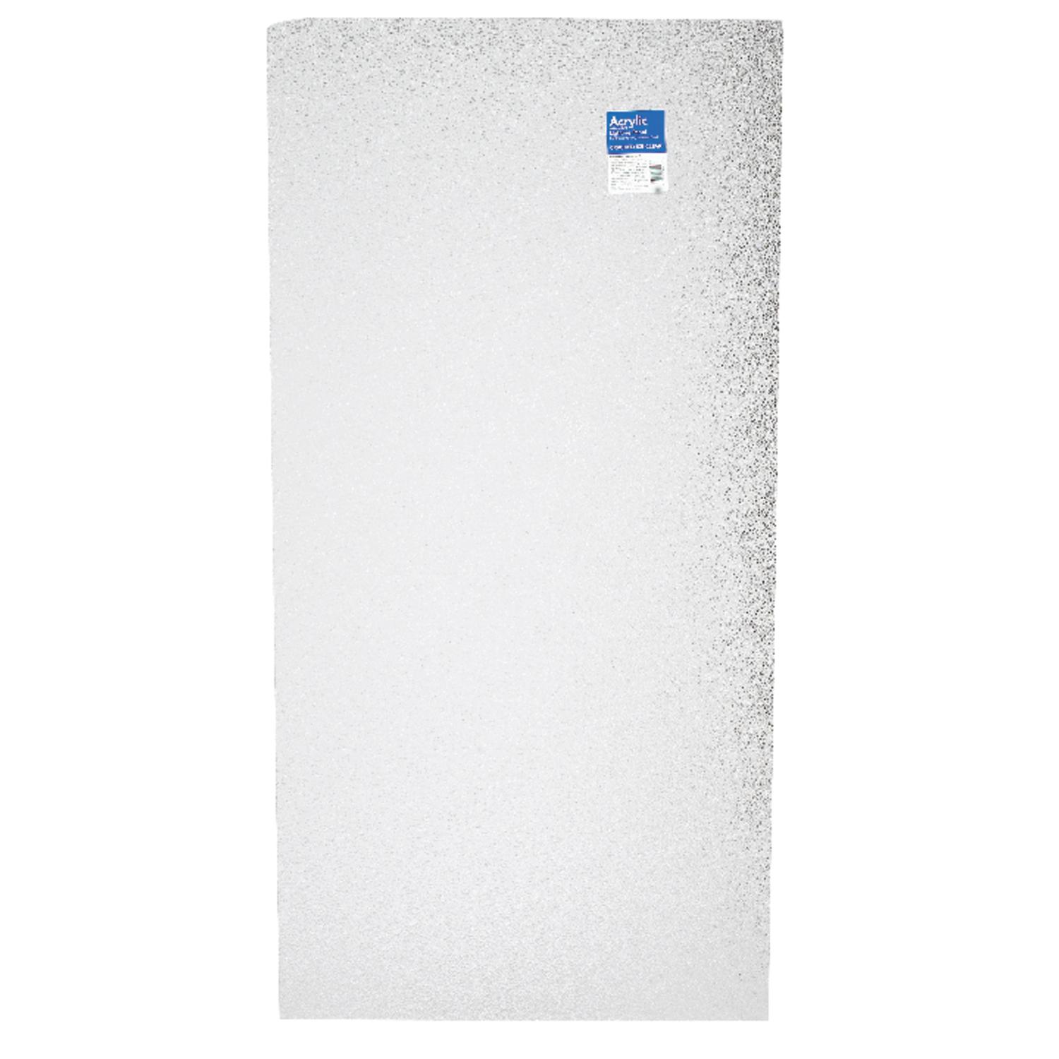 Plaskolite Optix Cracked Ice 47.75 in. L X 23.75 in. W 0.073 in. Square Edge Lighting Panel 1 pk