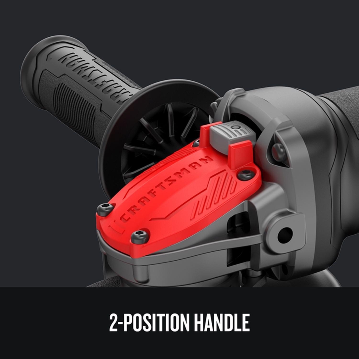 CRAFTSMAN 7.5 amps Corded 4-1/2 in. Small Angle Grinder