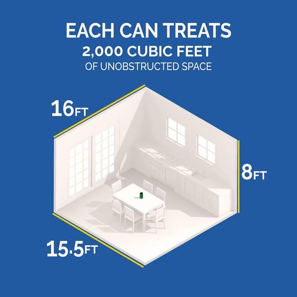 Hot Shot No-Mess Insect Fogger Aerosol with Odor Neutralizer 3-Count