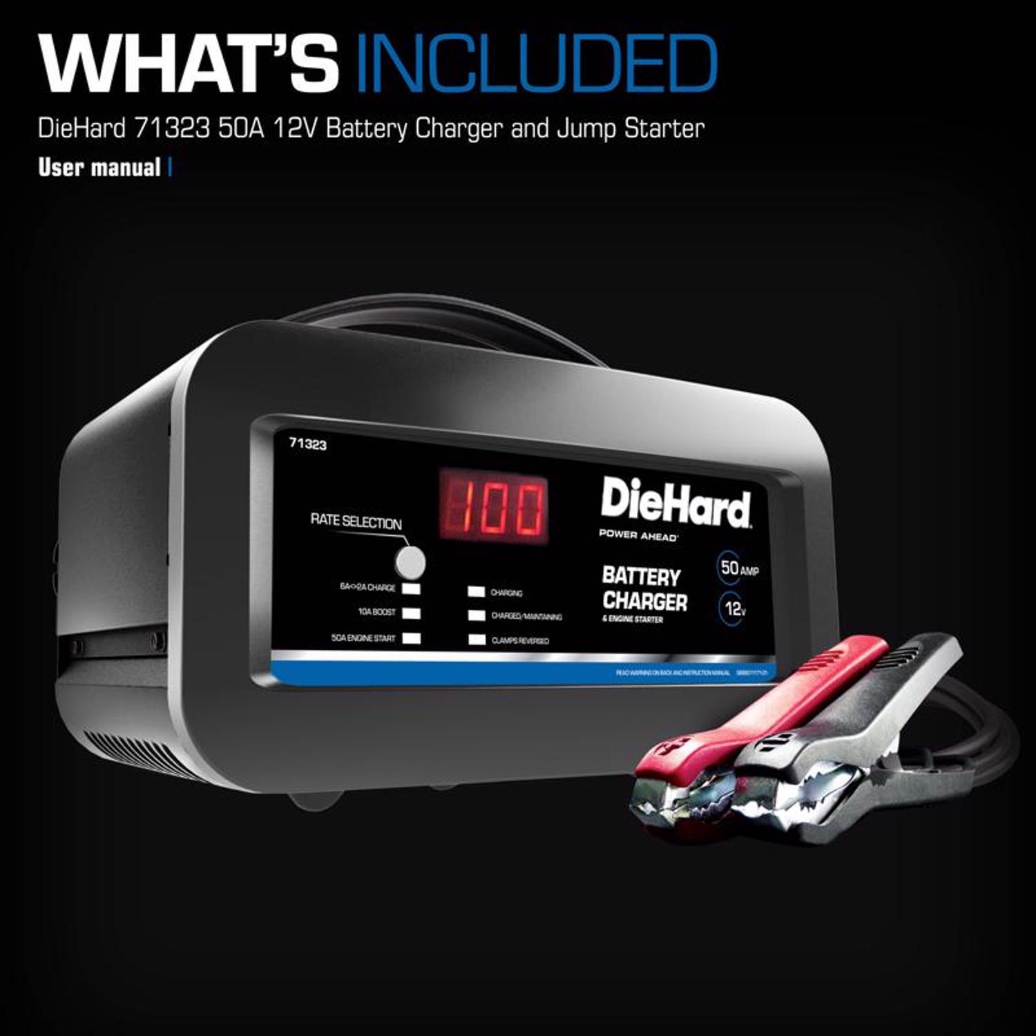 DieHard Automatic 12 V 50 amps Battery Charger