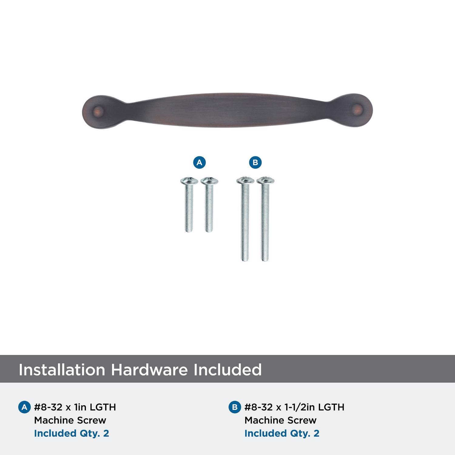 Amerock Transitional Arch Cabinet Pull 3 in. Oil Rubbed Bronze Brown 1 pk