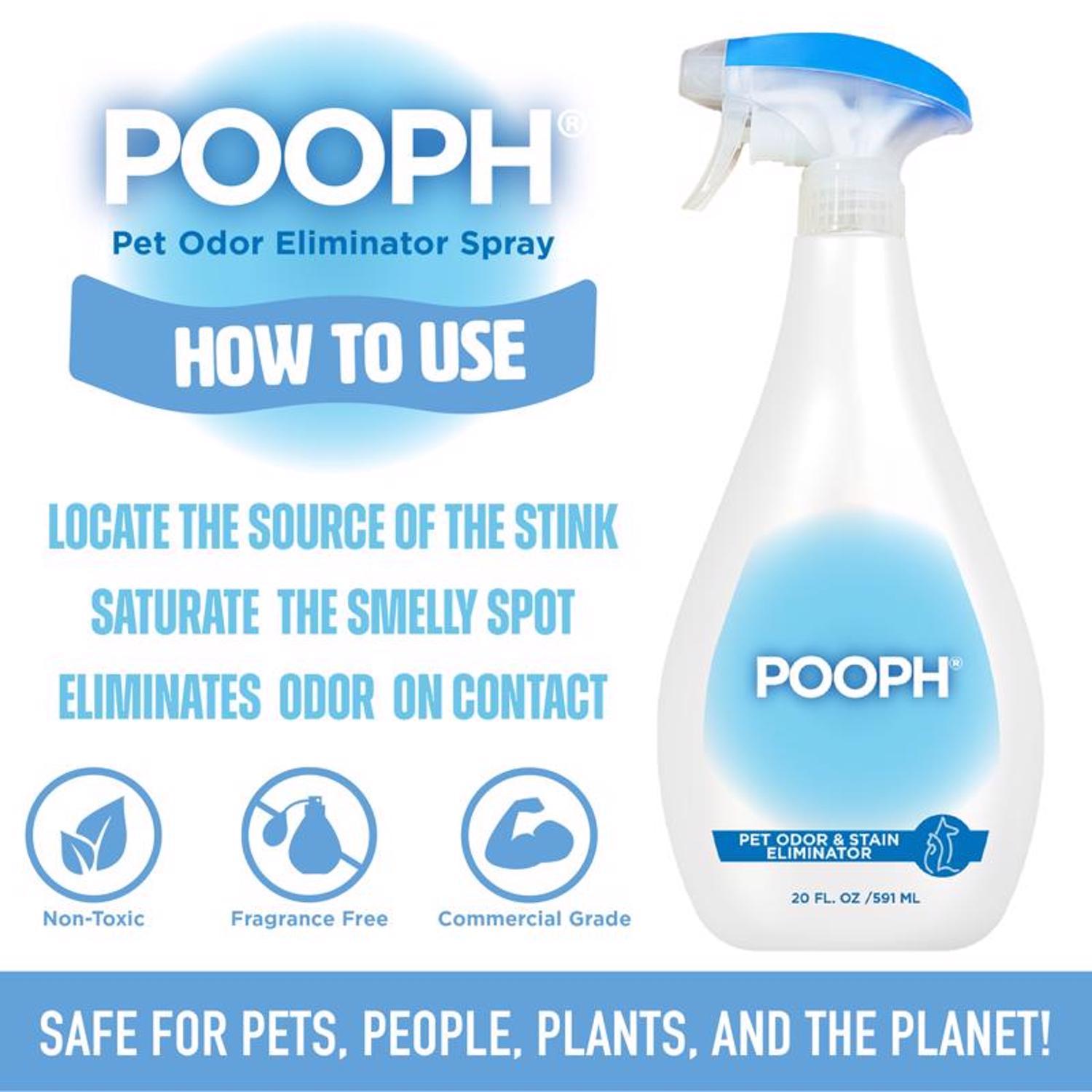 Pooph Pets Liquid Odor & Stain Eliminator 20 oz