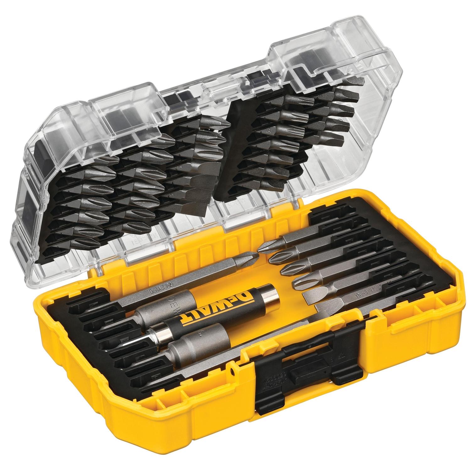 DeWalt 2 in. L Screwdriving Set Heat-Treated Steel 45 pc