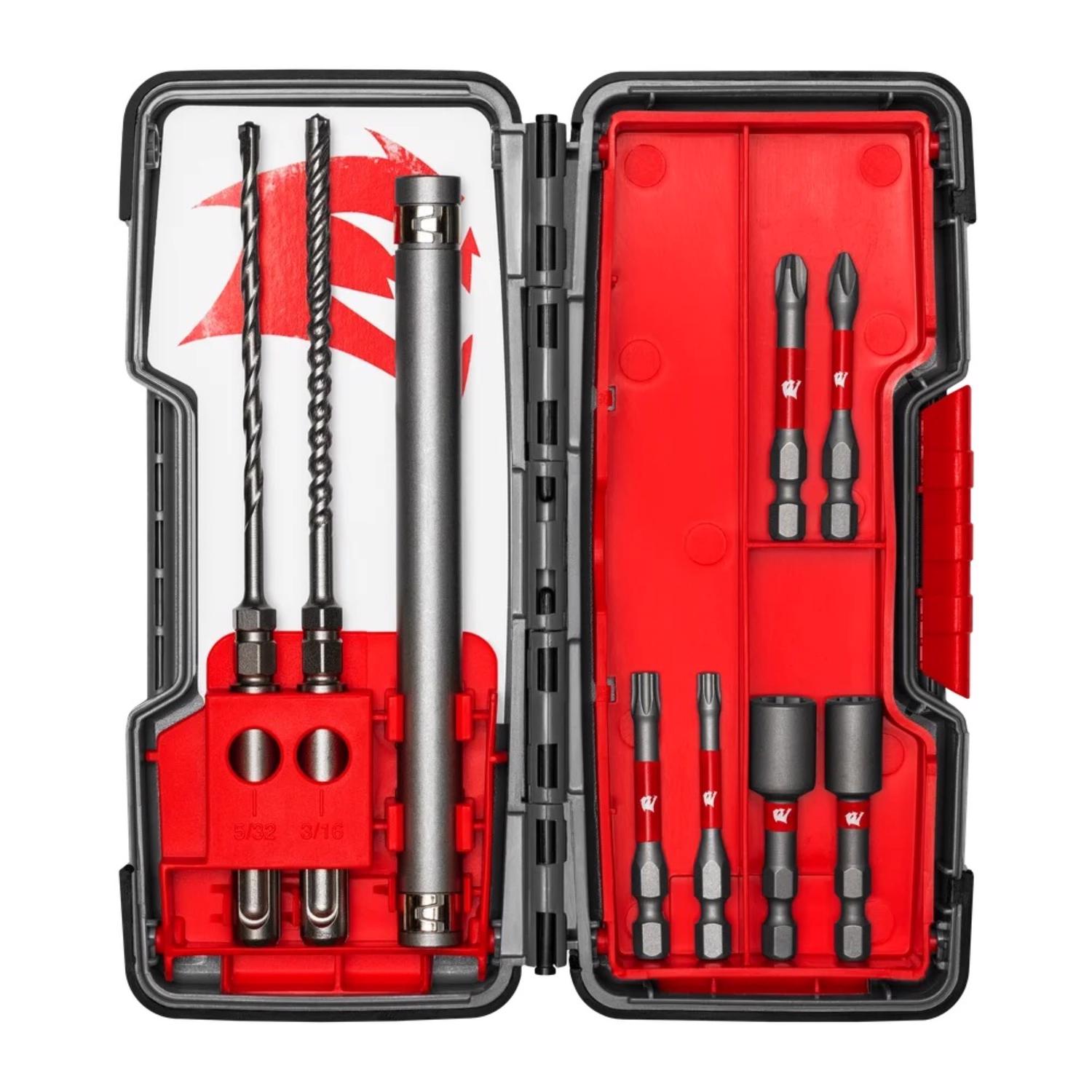 Diablo Concrete SDS-Plus Anchor Drive Set Carbide 9 pc