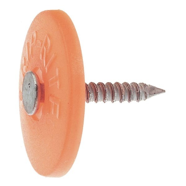 Grip-Rite 12x1-3/4" Round Cap Roofing Nails 1# Pack