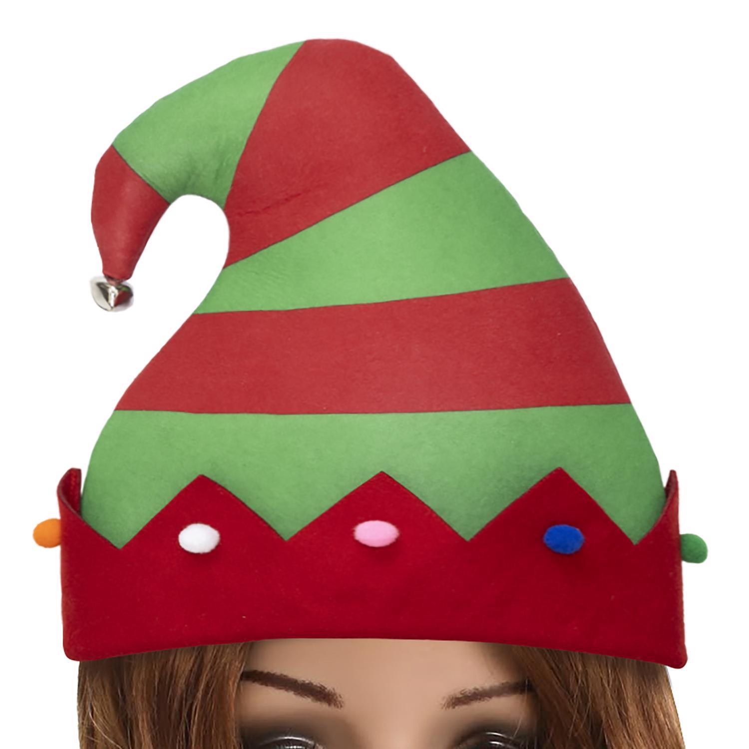 Dyno 16 in. Elf Santa Hat 1 Pack
