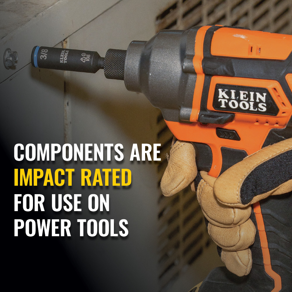 Klein Impact Rated Multi-Bit Screwdriver / Nut Driver, 11-in-1