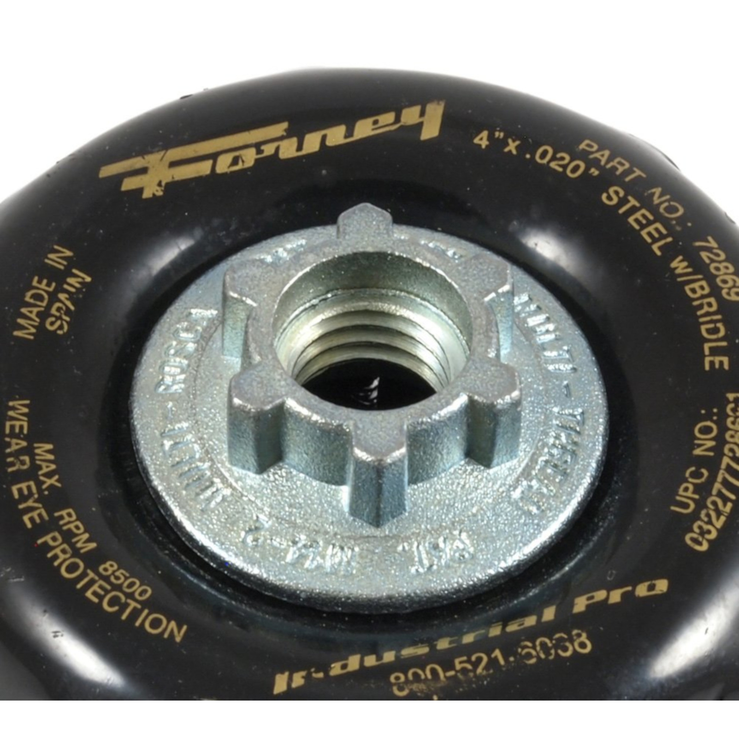 Forney 4 in. D X 5/8 in. Knotted Steel Cup Brush 8500 rpm 1 pc
