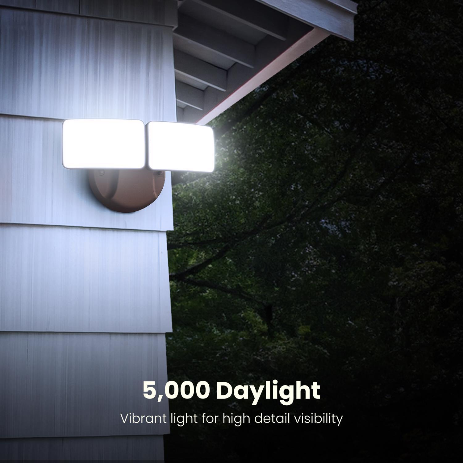 Feit LED Dusk to Dawn Hardwired LED Bronze Security Floodlight
