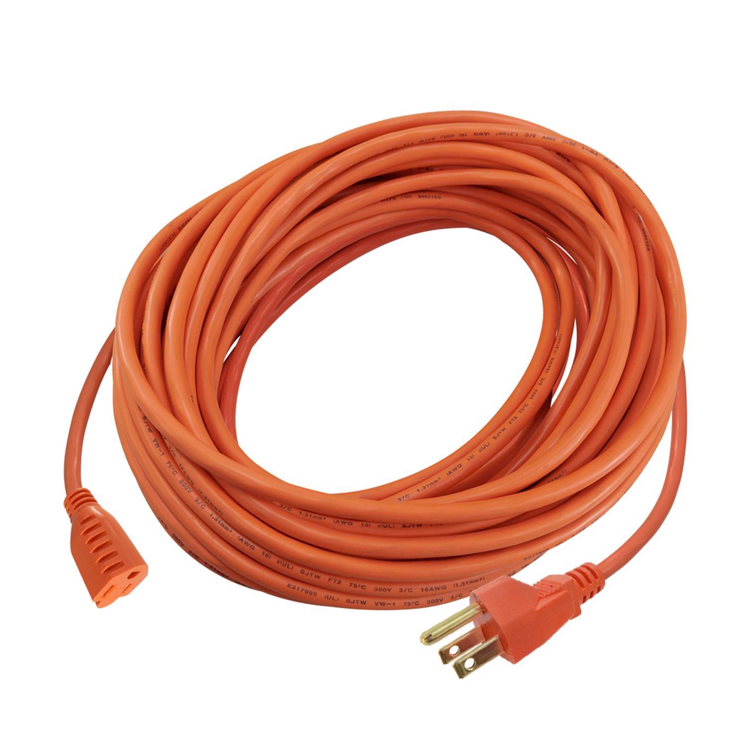 Ace Indoor or Outdoor 100 ft. L Orange Extension Cord 16/3 SJTW