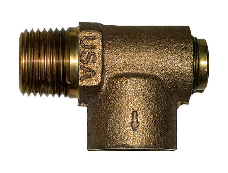 Campbell 1/2 in. Threaded Brass Relief Valve 1 pc Stine Home + Yard