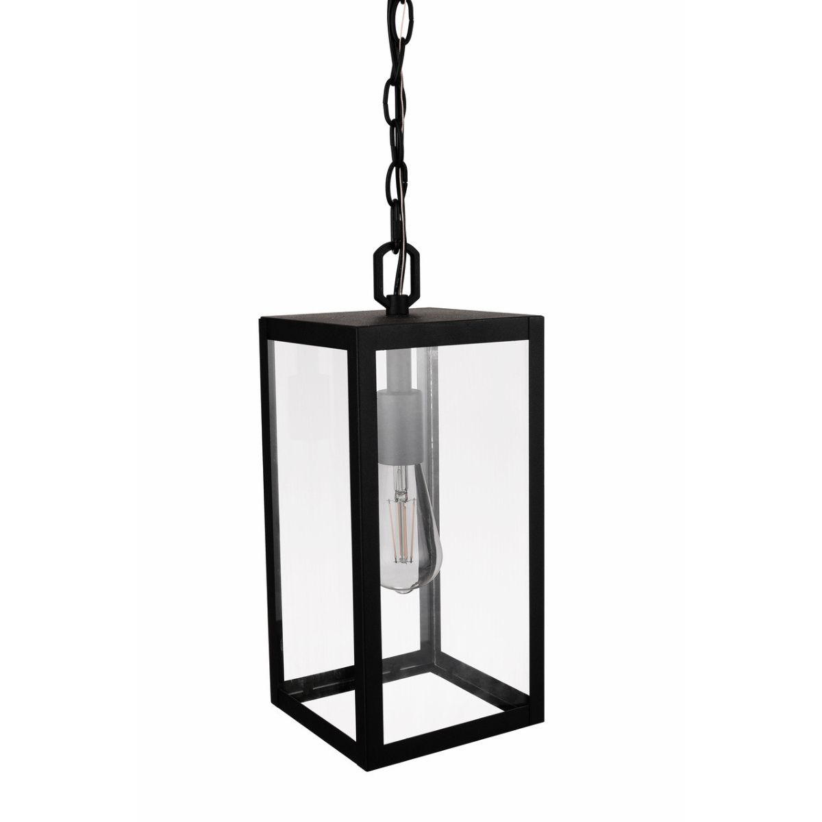 Craftmade Harris 1 Light Outdoor Pendant in Textured Black