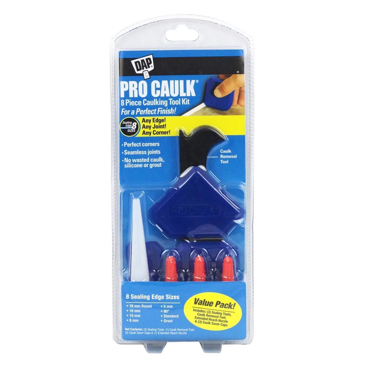 DAP Pro Caulk Black Professional Plastic Caulking Tool Kit 8 pk